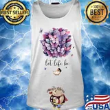Hot air balloon butterflies let life be s Tank top
