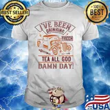 Hot rod i've been drinking green tea all goddamn day shirt