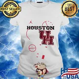 Houston cougars basketball logo s Ladies tee