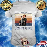 I am an john girl vintage retro shirt