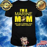 I'm a marine mom just like a normal mom except much cooler shirt