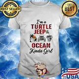 I'M A TURTLE AND OCEAN KINDA GIRL SHIRT