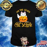 I'm the crazy cat lady Pumpkin shirt