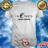 I need fishing heartbeat shirt