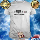 I need football heartbeat shirt