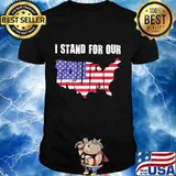 I Stand For Our Trump American Flag Independence Day Shirt