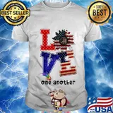 Independence day sunflower love feather one another shirt