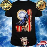 International union of north america american flag independence day shirt