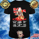 Iron maiden 45th anniversary 1985 2020 thank you for the memories signatures shirt