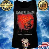 Iron maiden band skeleton ghost of the navigator s Tank top