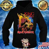 Iron maiden band skeleton king of rock s Hoodie