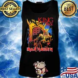 Iron maiden band skeleton king of rock s Tank top