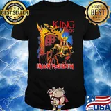 Iron maiden band skeleton king of rock shirt