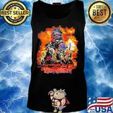 Iron maiden band skeleton member british flag s Tank top
