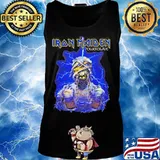 Iron maiden band skeleton powersgave lightning s Tank top