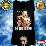 Iron maiden band skeleton the beer is here s Tank top