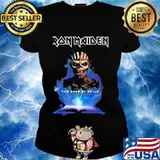 Iron maiden band skeleton the book of souls s Ladies tee