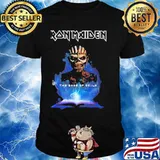 Iron maiden band skeleton the book of souls shirt