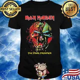 Iron maiden band skeleton the final frontier shirt