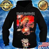 Iron maiden band skeleton the statue of liberty s Hoodie