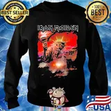 Iron maiden band skeleton the statue of liberty s Sweater