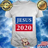 Jesus 2020 election sign patriotic christian shirt