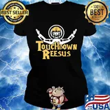 Jesus touch brown reesus s Ladies tee