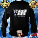 Jordan ta'amu throwin samoan st.louis battlehawks s Sweater