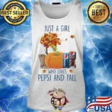 Just a girl who love pepsi and fall s Tank top