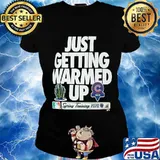 Just getting warmed up spring training cactus chicago cubs s Ladies tee