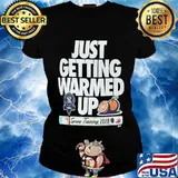 Just getting warmed up spring training cactus new york yankees s Ladies tee