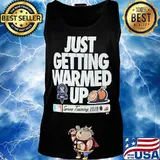 Just getting warmed up spring training cactus new york yankees s Tank top