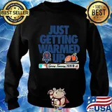Just getting warmed up spring training new york giants orange s Sweater