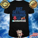 Just getting warmed up spring training washington nationals orange shirt