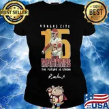 Kansas city chiefs 15 mahomes the future is strong signature s Ladies tee