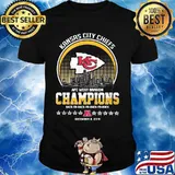 Kansas city chiefs afc west division champions back to back shirt