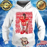 Kansas city chiefs football 15 patrick mahomes afc offensive paver s Hoodie