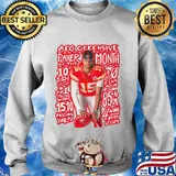 Kansas city chiefs football 15 patrick mahomes afc offensive paver s Sweater