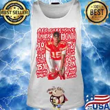Kansas city chiefs football 15 patrick mahomes afc offensive paver s Tank top