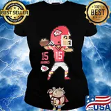 Kansas city chiefs football team 15 patrick mahomes s Ladies tee
