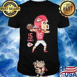 Kansas city chiefs football team 15 patrick mahomes shirt