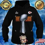 Kansas city chiefs super bowl liv vince lombardi trophy nfl s Hoodie