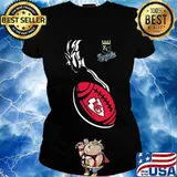 Kansas city royals and kansas city chiefs football s Ladies tee