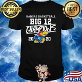 Kansas jayhawks basketball big 12 champions 2020 shirt