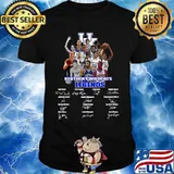 Kentucky wildcats legends basketball players signatures shirt