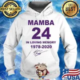 Kobe bryant mamba 24 in loving memory 1978 2020 signature s Hoodie