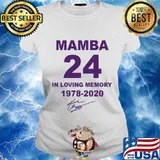 Kobe bryant mamba 24 in loving memory 1978 2020 signature s Ladies tee