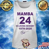 Kobe bryant mamba 24 in loving memory 1978 2020 signature s Tank top