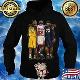 Kobe bryant michael jordan and lebron james basketball s Hoodie