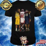 Kobe bryant michael jordan and lebron james basketball shirt